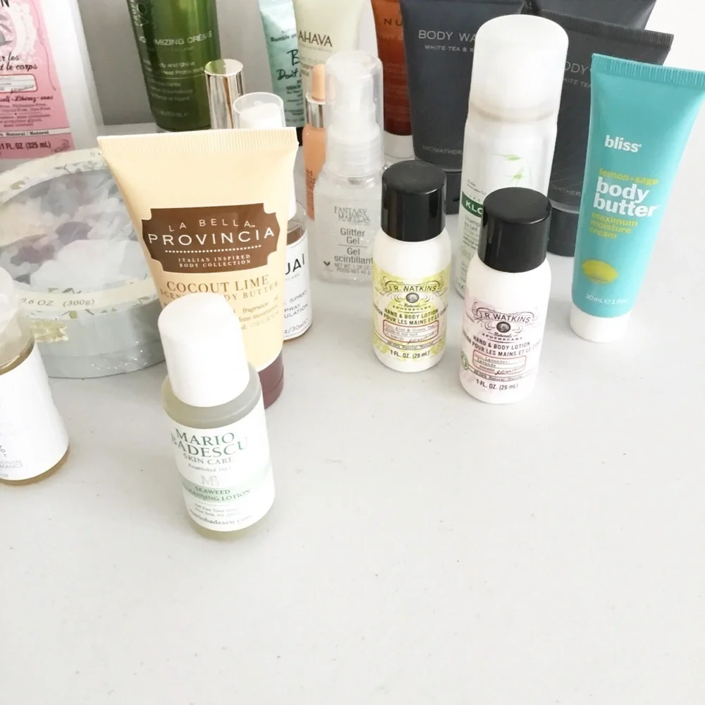 Huge Body Care Lot Mini Flat Iron Lotion Serum